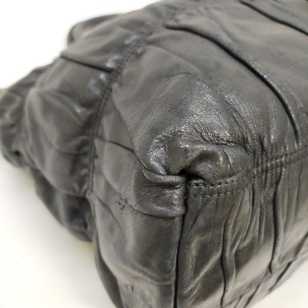 Prada Hand Bag Black Leather - Picture 6 of 9
